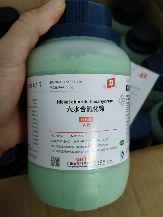 Nickel chloride hexahydrate - NiCl2.6H2O - Cas: 7791-20-0
