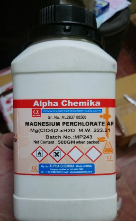 MAGNESIUM PERCHLORATE AR - Mg(ClO4)2.xH2O Cas: 64010-42-0