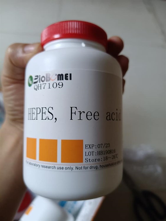 HEPES, Free Acid - C8H18N2O4S - Cas: 7365-45-9