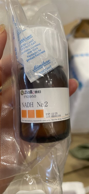 NADH nicotinamide adenine dinucleotide Chai 5g Cas: 58-68-4