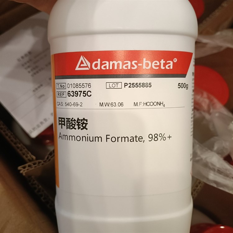Ammonium formate CH5NO2 Cas: 540-69-2 chai 500g