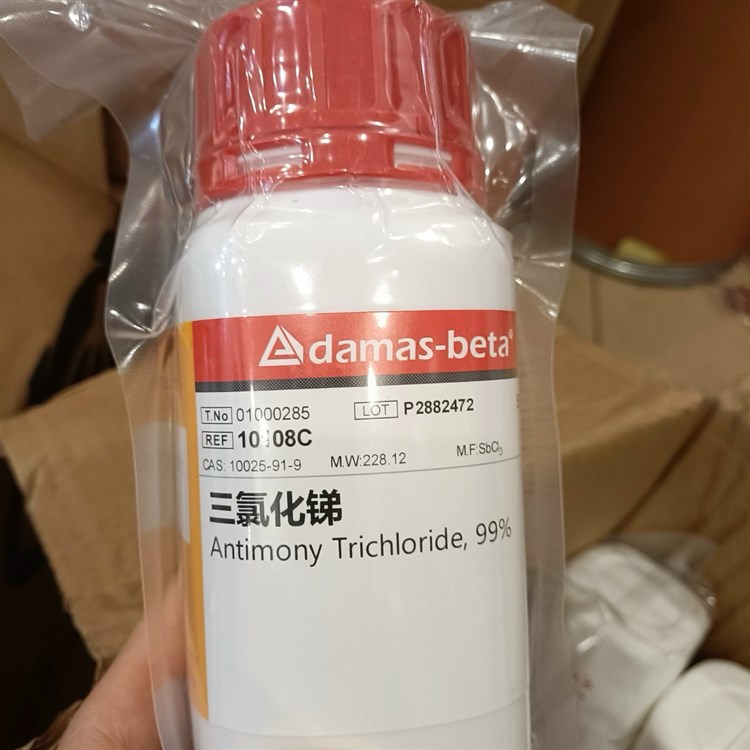 Hóa chất Antimony trichloride 500g SbCl3 Cas: 10025-91-9